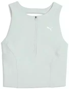Puma Lightstride Crop ärmelloses T-shirt grey