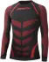 Bogotto Cool Langarm Funktionsshirt schwarz rot