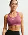 Nike Swoosh Medium Support Sport-BH mit Polster und Grafik (DX6821-654) pink smoke/weiß