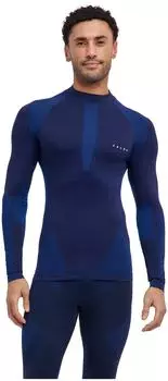Falke Warm Turtleneck M L/s Sh Baselayer Shirt (39660) space blue