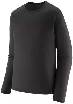 Patagonia Capilene Lightweight Crew Synthetik-Unterziehoberteil (45800-BLK-L) schwarz