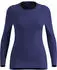 Odlo Shirt l/s Crew Neck X-Warm Women (97453755) skipper blau