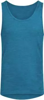 Normani Merino Unterhemd Feinripp Kurzarm (4061783528019) retro blau