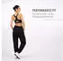 Smilodox Sorea / Sylva Sport BH Slim Fit / Shaped Fit (124983) schwarz