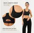 Smilodox Sorea / Sylva Sport BH Slim Fit / Shaped Fit (124983) schwarz