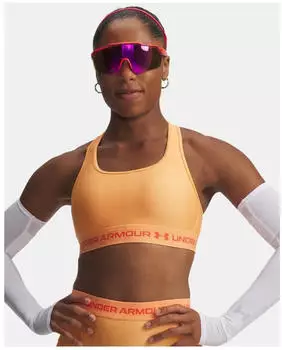 Under Armour Mid Crossback Bra (1361034) orange/venom red