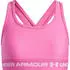 Under Armour Mädchen Crossback Sport-BH (1390066) pink frenzy/white
