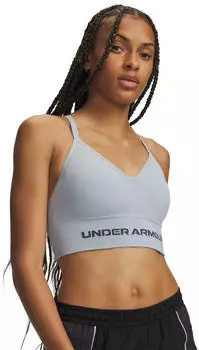 Under Armour Vanish Seamless Low Bra (1384417) blue/downpour gray
