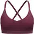 Under Armour Crossback Low Sports Bra (1386424) claret/ox blood
