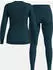 Odlo Active Warm Base Layer Set (196701) reflecting pond/schwarz