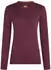 Icebreaker Women's Merino 200 Oasis Langarm-Rundhals Thermooberteile (104375) dk berry