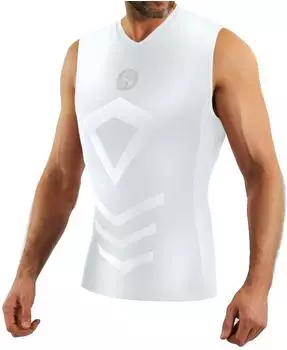Sesto Senso ThermoSport Tank Top V-Ausschnitt (2.125) weiß