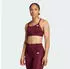 Adidas Optime Essentials 3-Streifen Leopard Sport-BH mit leichtem Halt