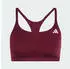 Adidas Optime Essentials 3-Streifen Leopard Sport-BH mit leichtem Halt