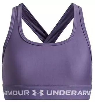 Under Armour M&auml;dchen Crossback Sport-BH (1390066) purple luxe/white