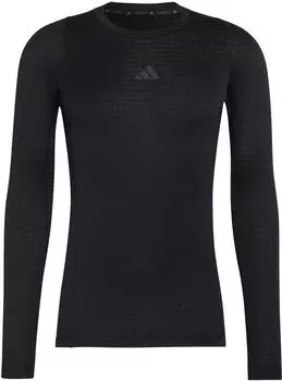 Adidas Techfit Climawarm Langarmshirt (RM048) schwarz