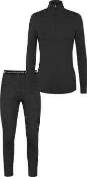 Normani Merino Set Thermounterwäsche (4061783473210) grau