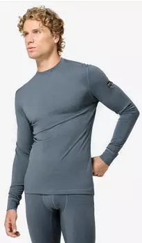 Super Natural TUNDRA 175 Merino Langarm Shirt (SNM019340) stormy weather