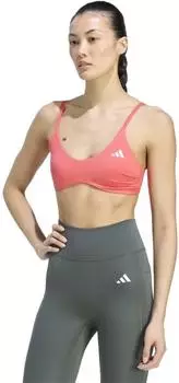 Adidas Optime Essentials Workout Light Support Adjustable Straps Sport-BH (KW1567) rot