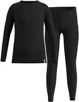 Odlo Performance Warm Langarm-Unterw&auml;sche-Set (198259) schwarz