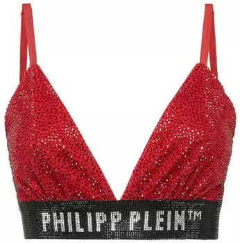 Philipp Plein Sport-BH mit Schmucksteinen (22927235) bordeaux