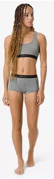 Super Natural Tundra175 Boyfriend Hipster Kurze Unterhose (SNW021410-55F) cashmere grey melange