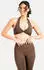 Smilodox Myrah Twisted Sport BH Shaped Fit (124815) braun