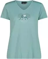 CMP 31T8466-E555-44, CMP Woman T-shirt lagoon (E555) 44 Damen