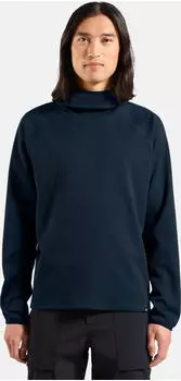 Odlo Cubic Multisport Midlayer Hooded Funktionsshirt langarm dark sapphire (Herren) (542982-20731)