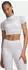 Under Armour HeatGear Elite Crop Mock Funktionsshirt kurzarm white/reflective (Damen) (6014710-100)