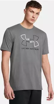 Under Armour Foundation Funktionsshirt kurzarm castlerock/white/black (Herren) (1382915-028)