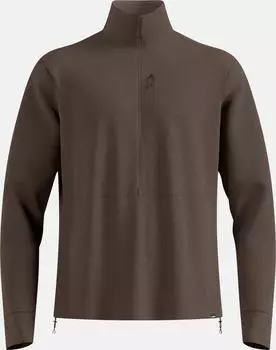 Odlo Essentials Multisport Midlayer Half Zip Funktionsshirt langarm brown granite (Herren) (542952-30369)