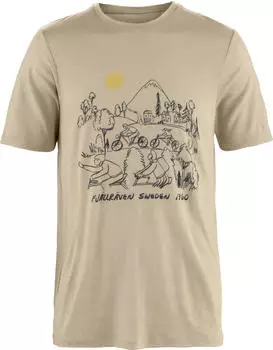 Fj&auml;llr&auml;ven Hoja Lugnt Wool Funktionsshirt kurzarm (Herren)