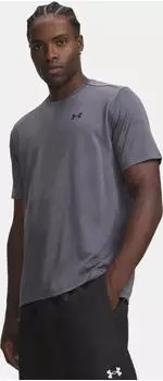 Under Armour Tech Vent Jacquard Funktionsshirt kurzarm castlerock/ultimate black (Herren) (1390047-025)