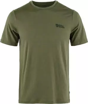 Fj&auml;llr&auml;ven Abisko Wool Logo Funktionsshirt kurzarm (Herren)