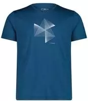 CMP 32T7177-N903-50, CMP MAN T-shirt petroleum (N903) 50 Herren