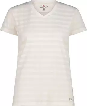 CMP Horizontal Mesh Funktionsshirt kurzarm weiß (Damen)