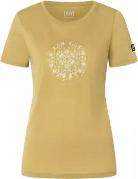 super.natural Ornament Tee Funktionsshirt kurzarm (Damen)