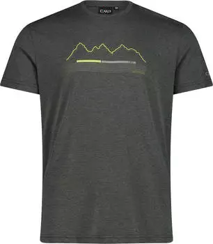 CMP Dry Release Cotton Funktionsshirt kurzarm pine mel. (Herren) (39T7527-F978)