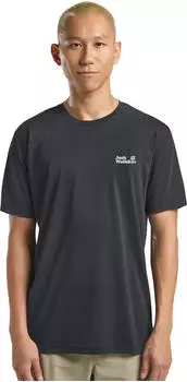 Jack Wolfskin Vonnan Graphic Funktionsshirt kurzarm outdoor phantom (Herren) (A62314-T0496)