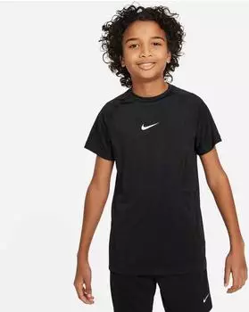 Nike Pro Dri-FIT Funktionsshirt kurzarm schwarz/wei&szlig; (Junior) (FJ6858-010)