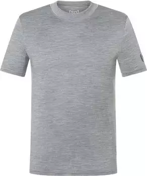 super.natural Casual Rib Bio J Tee Funktionsshirt kurzarm cashmere grey melange (Herren) (SNM02182055F)