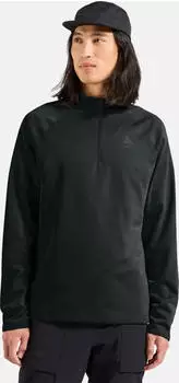 Odlo Besso Midlayer Half Zip Funktionsshirt langarm schwarz (Herren) (542472-15001)
