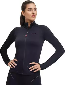 Falke Training Stehkragen Funktionsshirt langarm schwarz (Damen) (37298-3000)