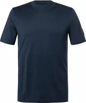 super.natural Casual Rib Bio J Tee Funktionsshirt kurzarm blueberry (Herren) (SNM021820W01)
