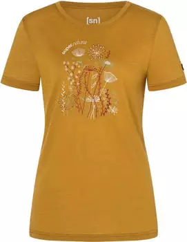 super.natural Rock Flowers Tee Funktionsshirt kurzarm (Damen)