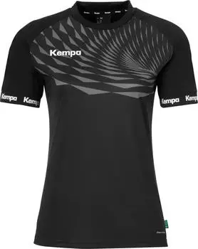 Kempa Wave 26 Funktionsshirt kurzarm schwarz/anthrazit (Damen) (200365501)