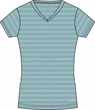 CMP Horizontal Mesh Funktionsshirt kurzarm weiß (Damen)