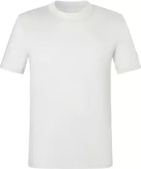 super.natural Casual Rib Bio J Tee Funktionsshirt kurzarm white stone melange (Herren) (SNM02182073D)