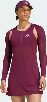 adidas Tennis Climacool Shrug Hemd Funktionsshirt langarm maroon (Damen) (KR4881)